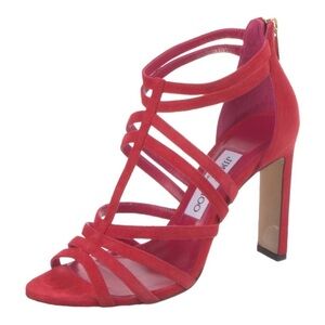 Jimmy Choo Selina Suede Heel Sandals